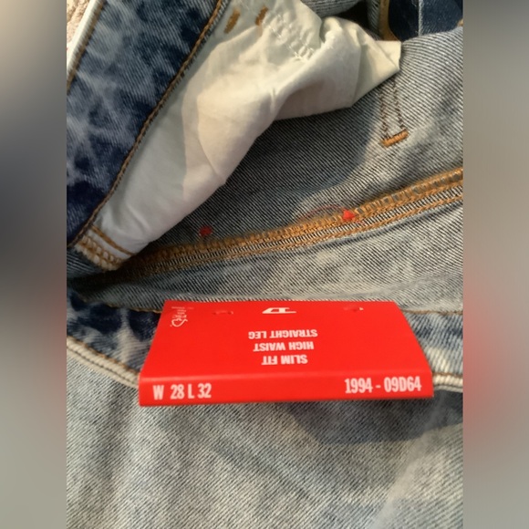 Diesel Denim Acid wash jeans Sz. 28Wx33L women’s - Picture 6 of 11